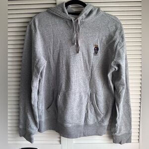 Polo Ralph Lauren White Polo Bear Logo Hoodie...